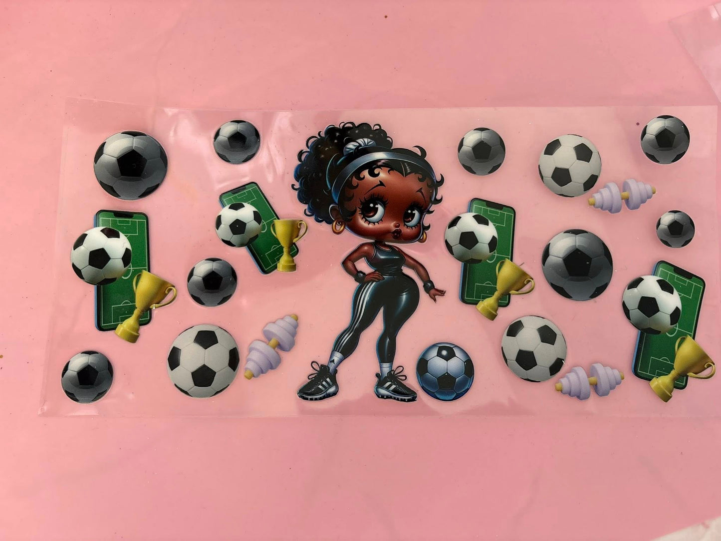 girl footballer wrap