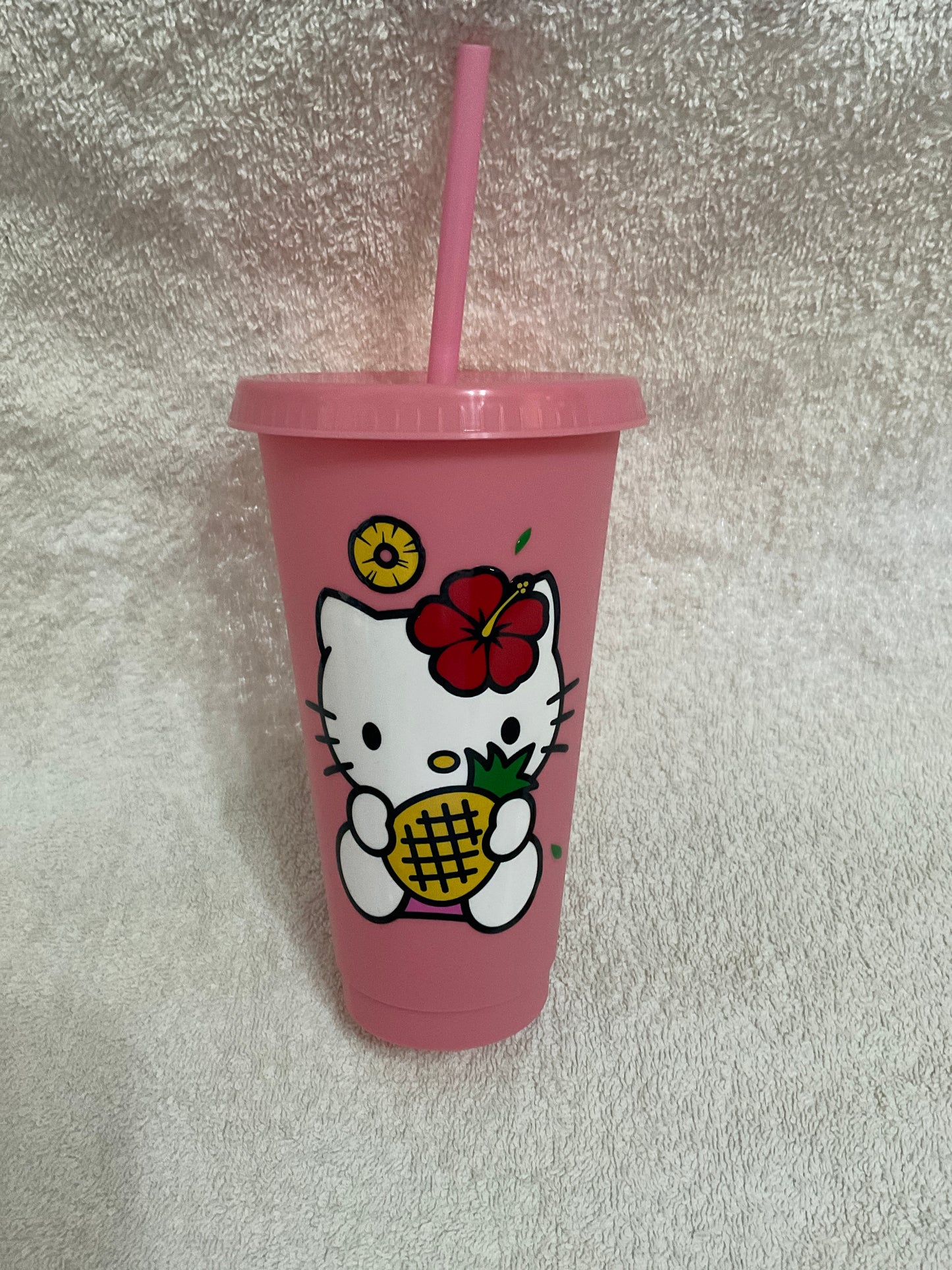 Pink cold cup