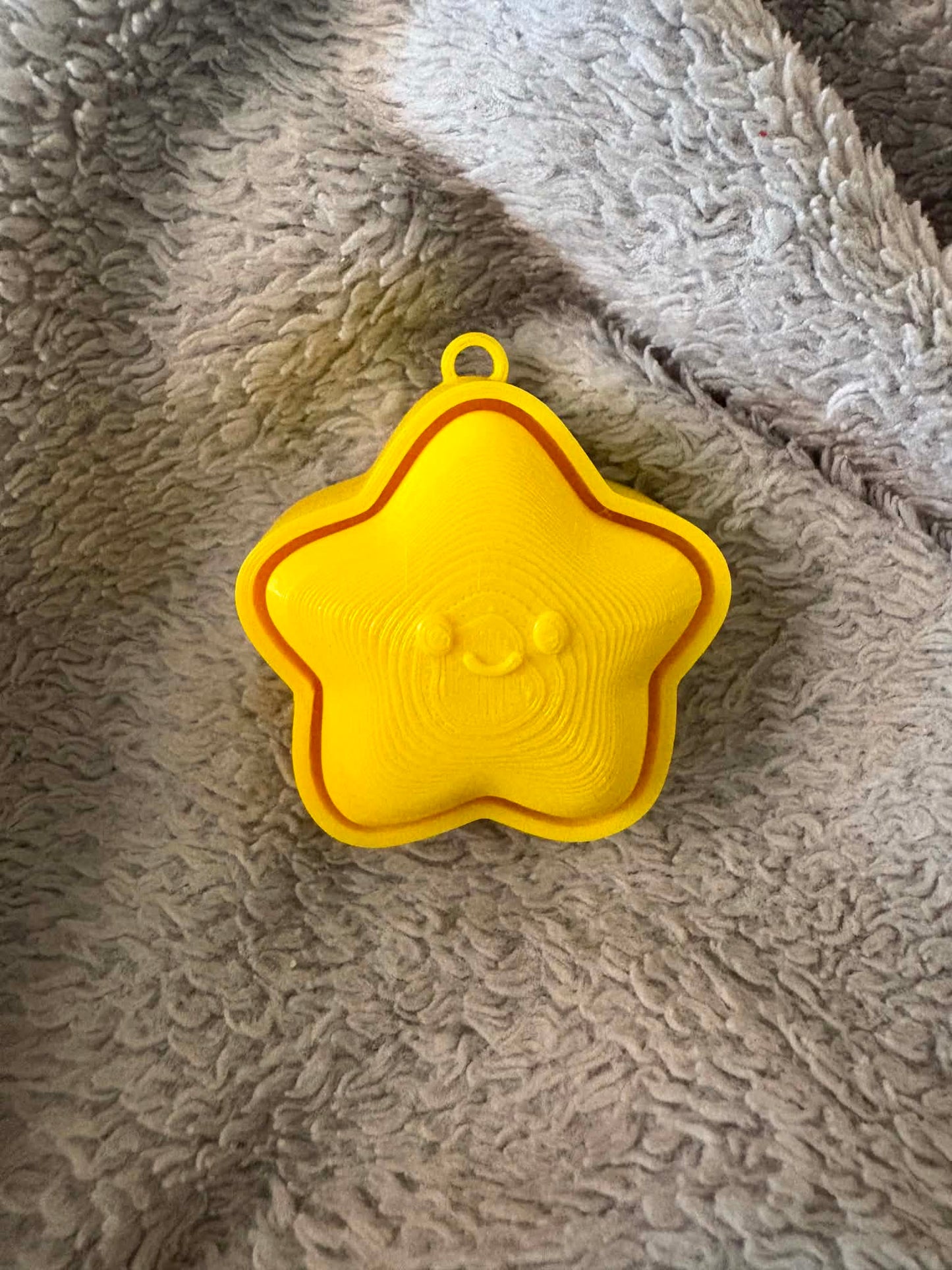 star fidget clicker keyring