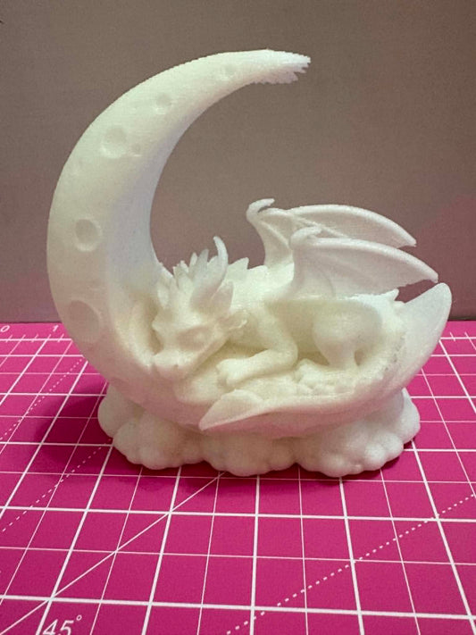 dragon on a moon
