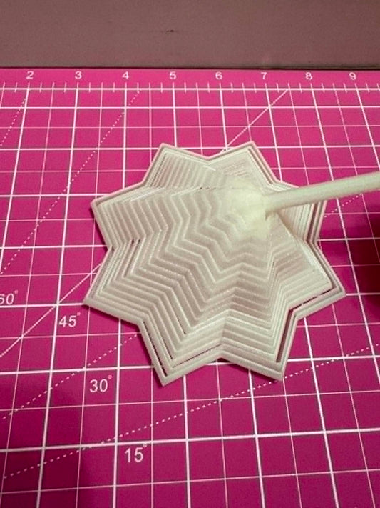 star fidget with handle