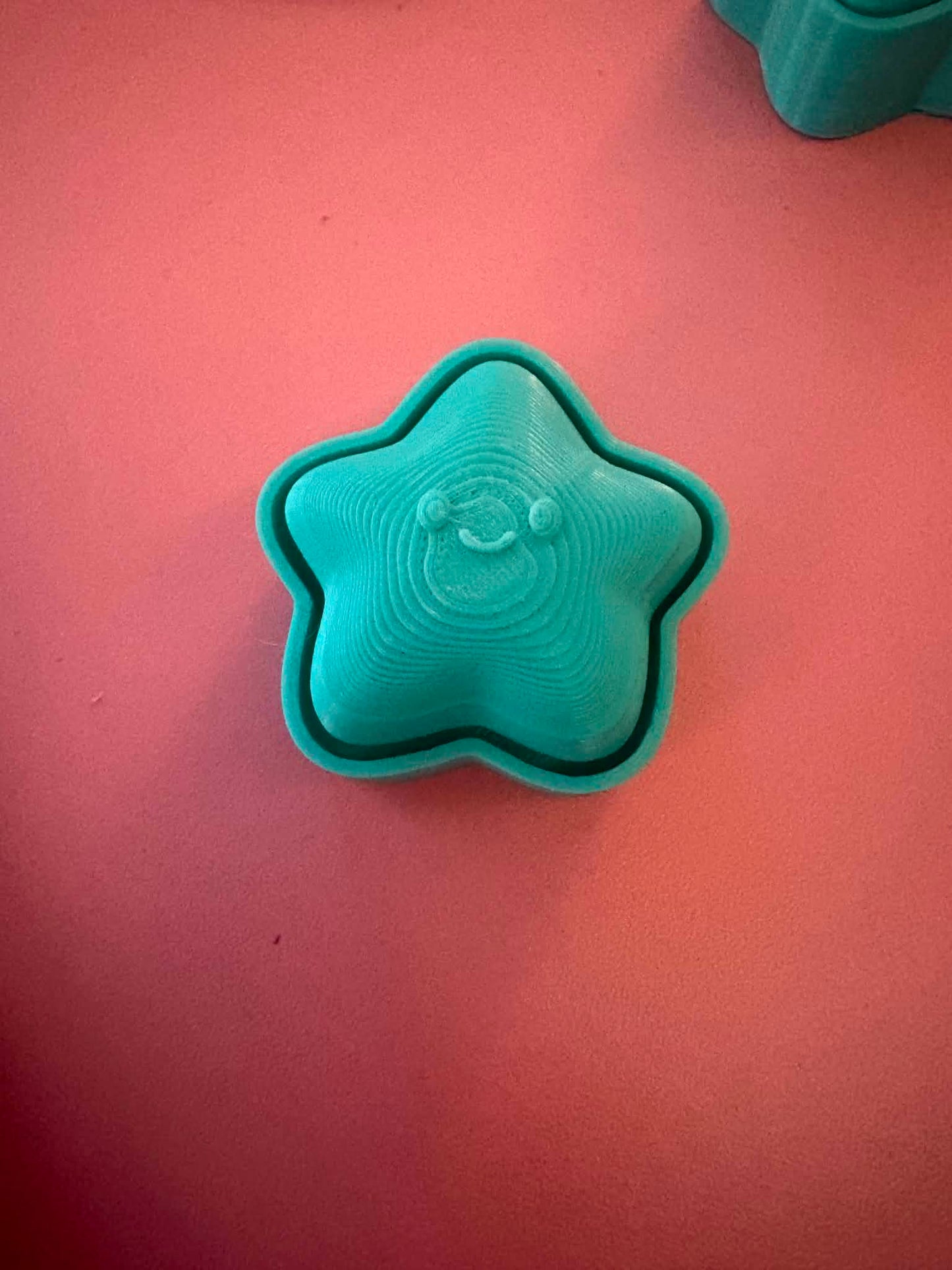 star fidget clicker keyring