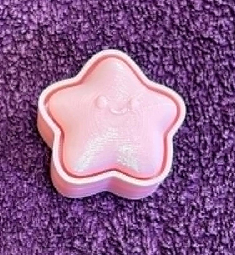 star fidget clicker keyring