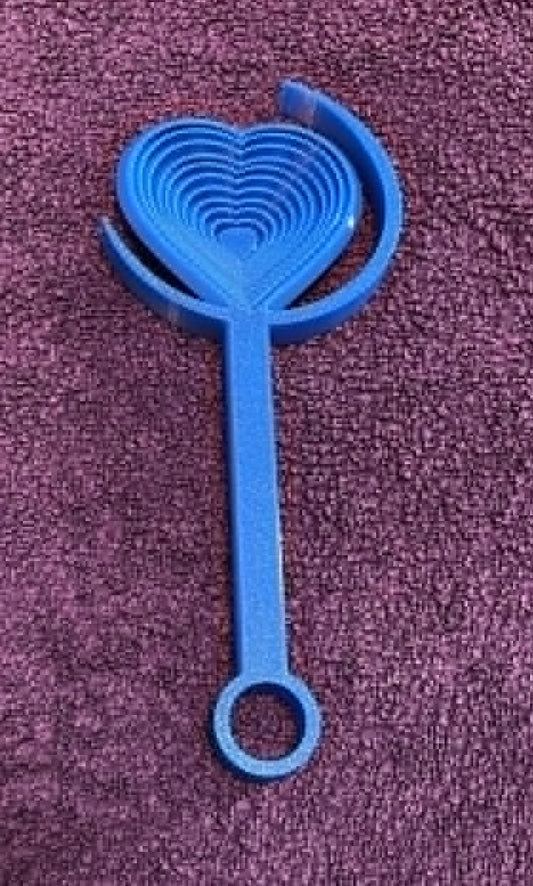 Heart fidget wand