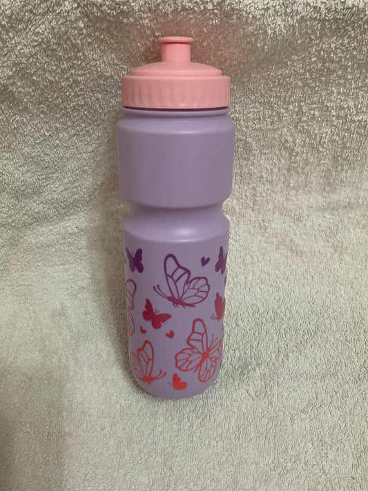 Purple sports bottle
