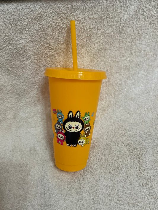 Yellow cold cup