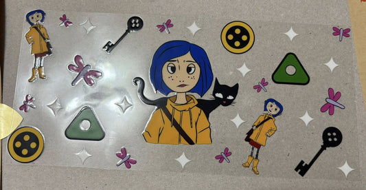 Coraline inspired wrap