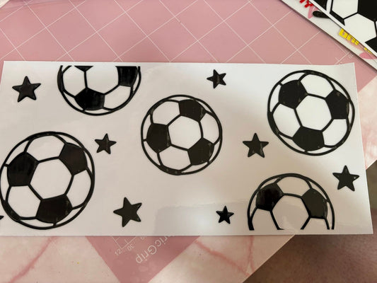 footballs and stars wrap