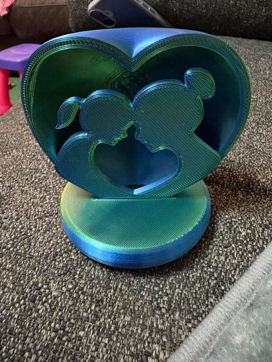 Mother/Daughter heart gift