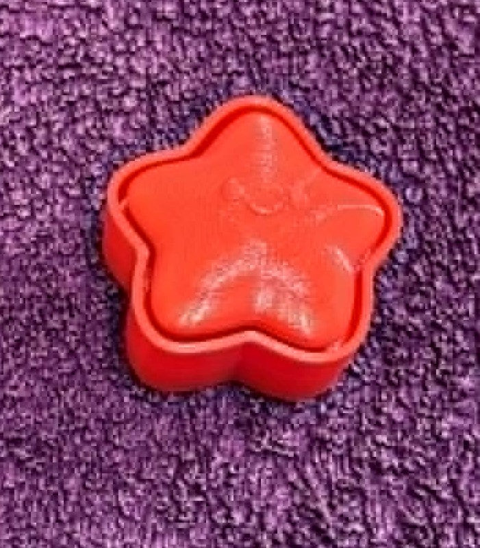 star fidget clicker keyring