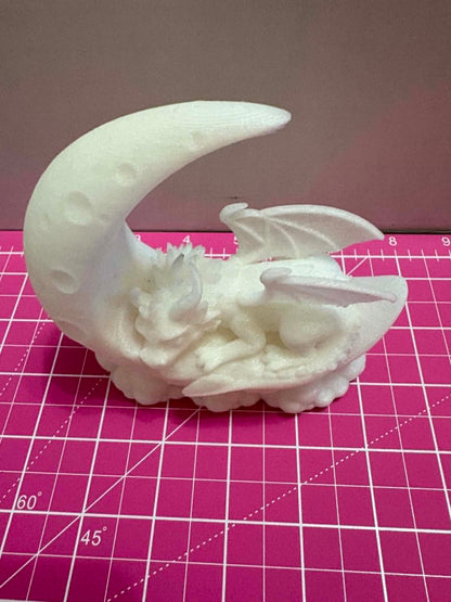 dragon on a moon
